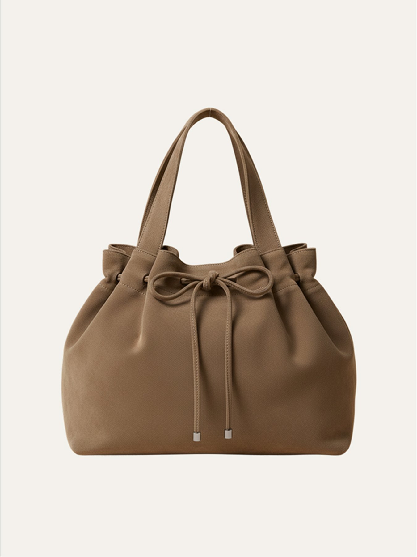 Tavi Suede Pouch Tan