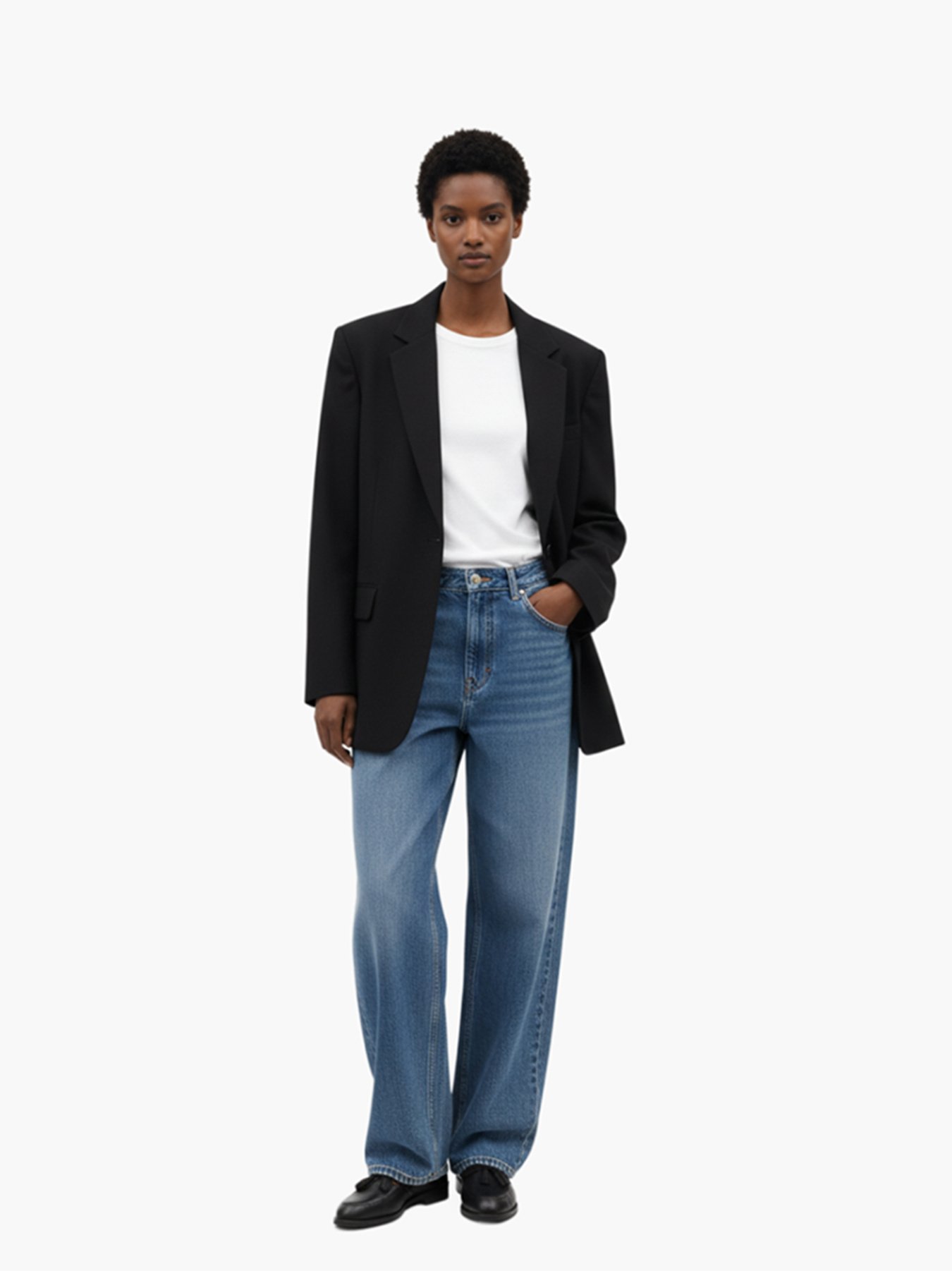 Siri Straight Leg Jeans Blue