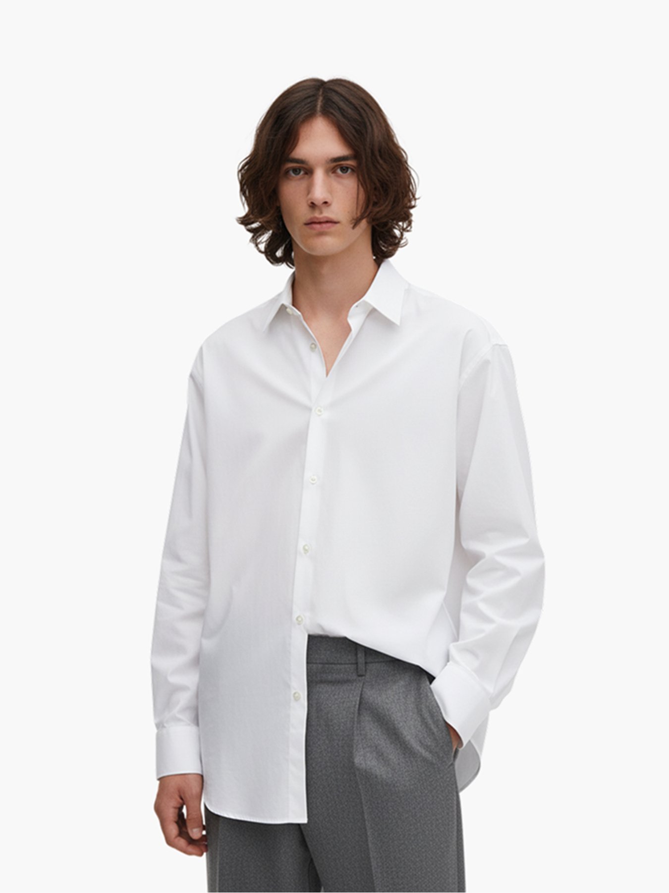 Loke Oversized Shirt White